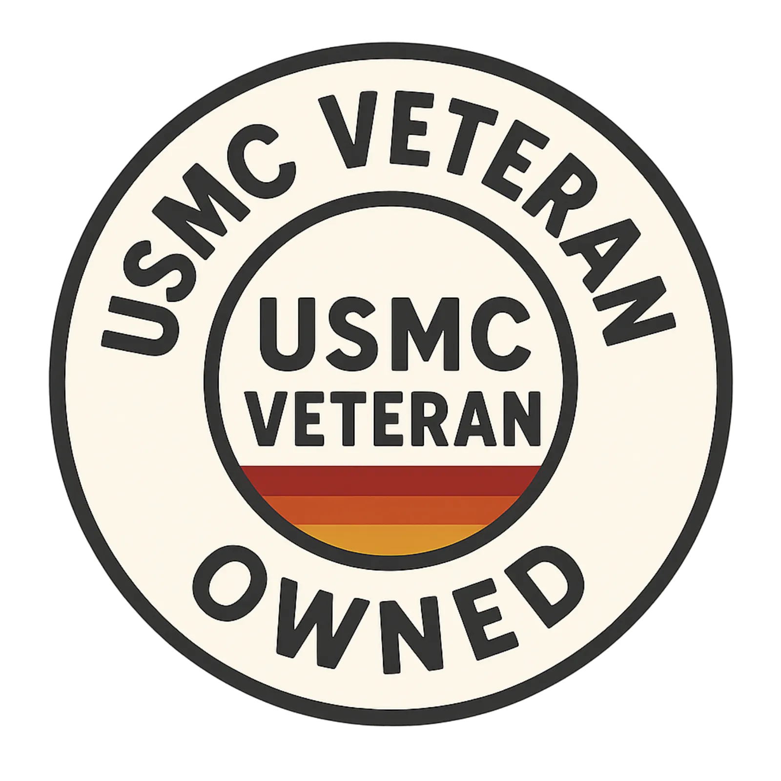 USMC Veteran Owned Business Custom Logo